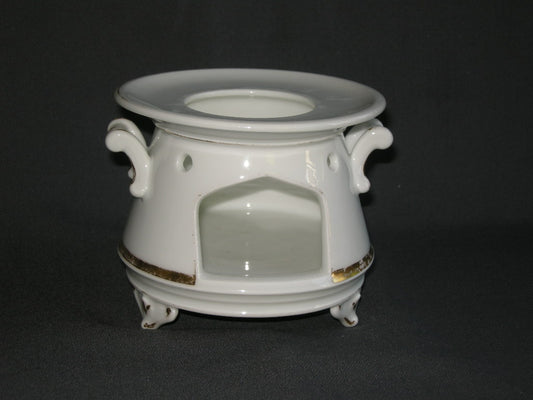 Petrus Regout wit - goud 004. theelichtje