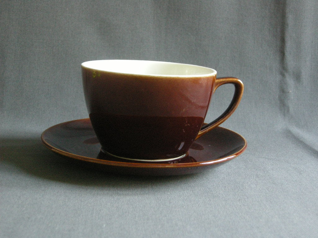 Villeroy & Boch bruin 004. grote kop & schotel
