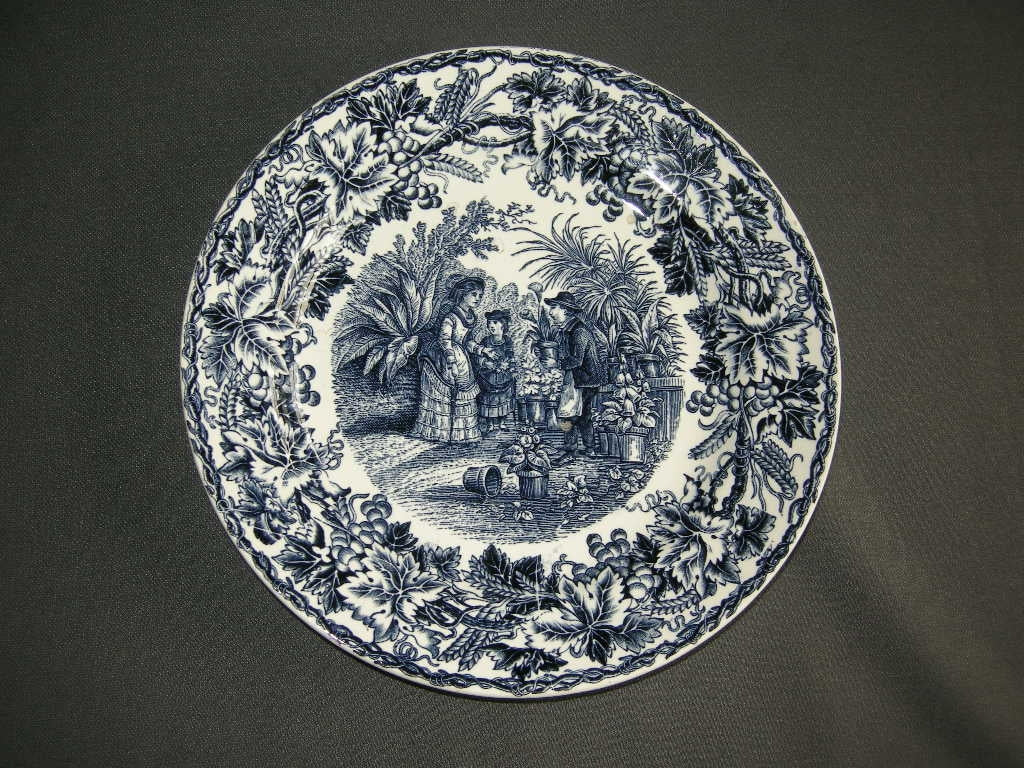 Societe Ceramique Vigne 002. wandbord / dinerbord