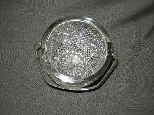 Gebruikt glas - kristal ijsemmertjes 005. Ananasslijpsel
