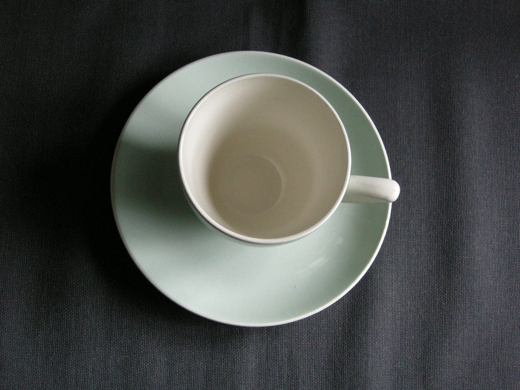 Boch / Villeroy & Boch pastel groen 005. kop & schotel