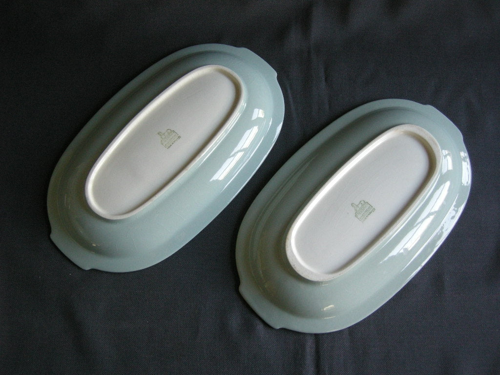 Petrus Regout pastel celadon 005. vleesschaaltjes