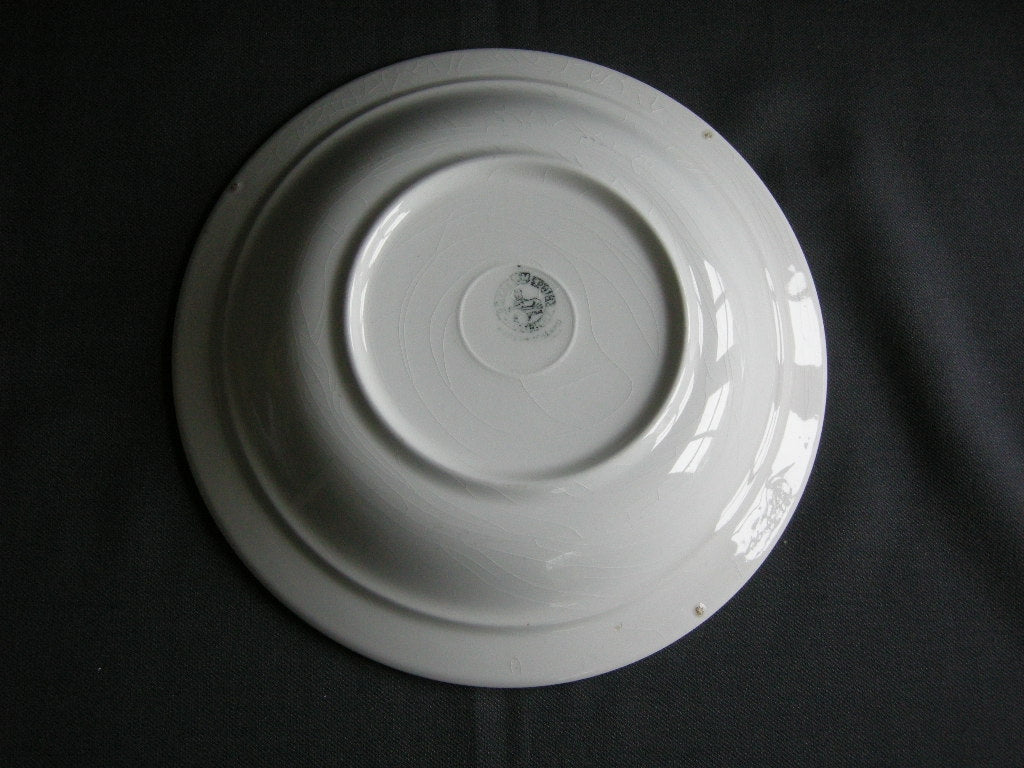 Petrus Regout / Royal Sphinx pastel okergeel 005. soepbord
