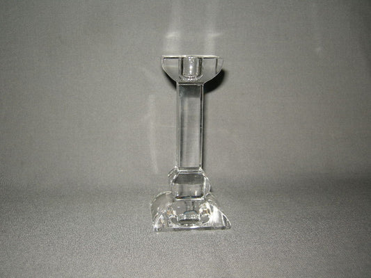 glas - kristal kandelaars + theelichthouders 005. Villeroy & Boch, hoogte 15 cm.