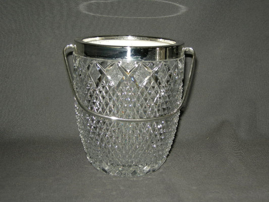 Gebruikt glas - kristal ijsemmertjes 005. Ananasslijpsel