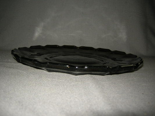 glas - kristal smoke 005. presenteerschaal