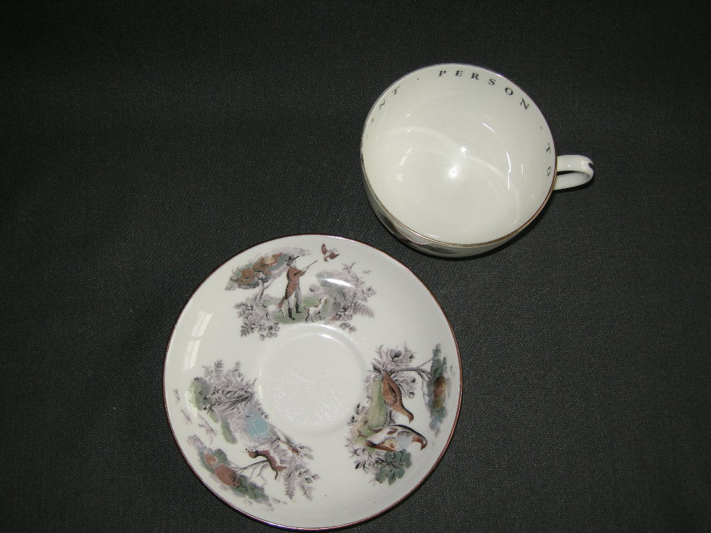 Royal Worcester VIP Shooting ontbijtkop & schotel
