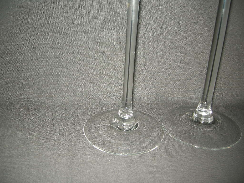 glas - kristal kandelaars + theelichthouders 006. theelichthouder op hoge voet