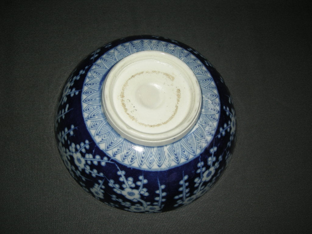 diverse serviesdelen 006. niet gemerkt, schaal blauw - wit
