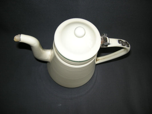 emaille crème 006. koffiepot