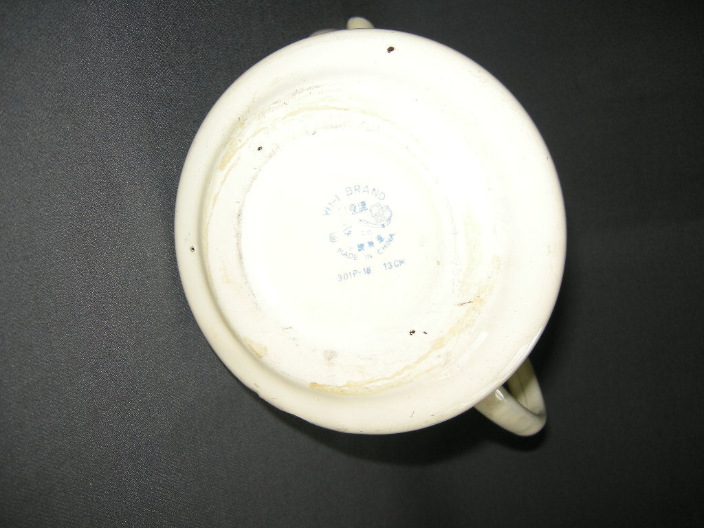 emaille crème 006. koffiepot