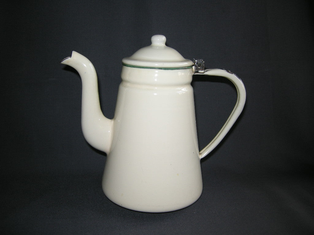 emaille crème 006. koffiepot