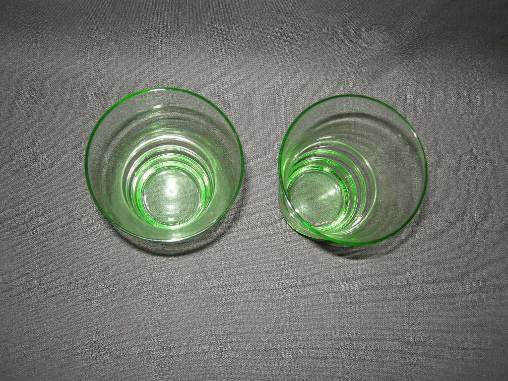 glas - kristal annagroen 007. set van 2 glazen