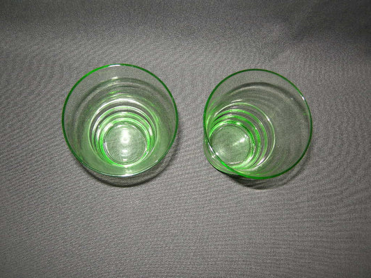 glas - kristal annagroen 007. set van 2 glazen