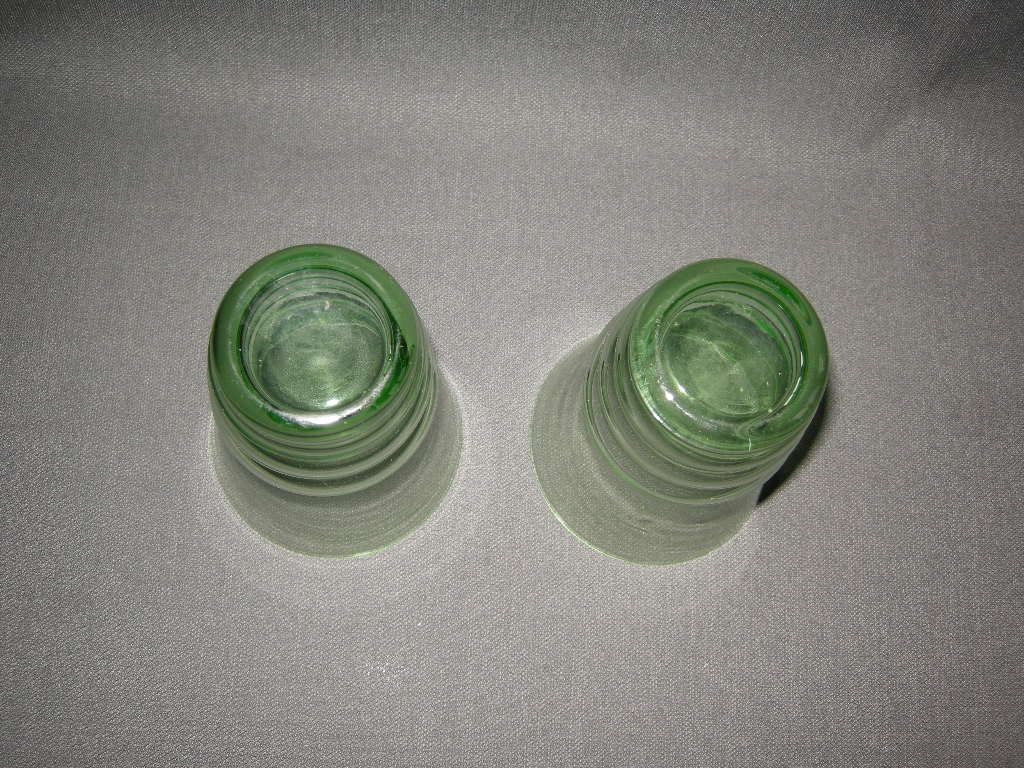 glas - kristal annagroen 007. set van 2 glazen