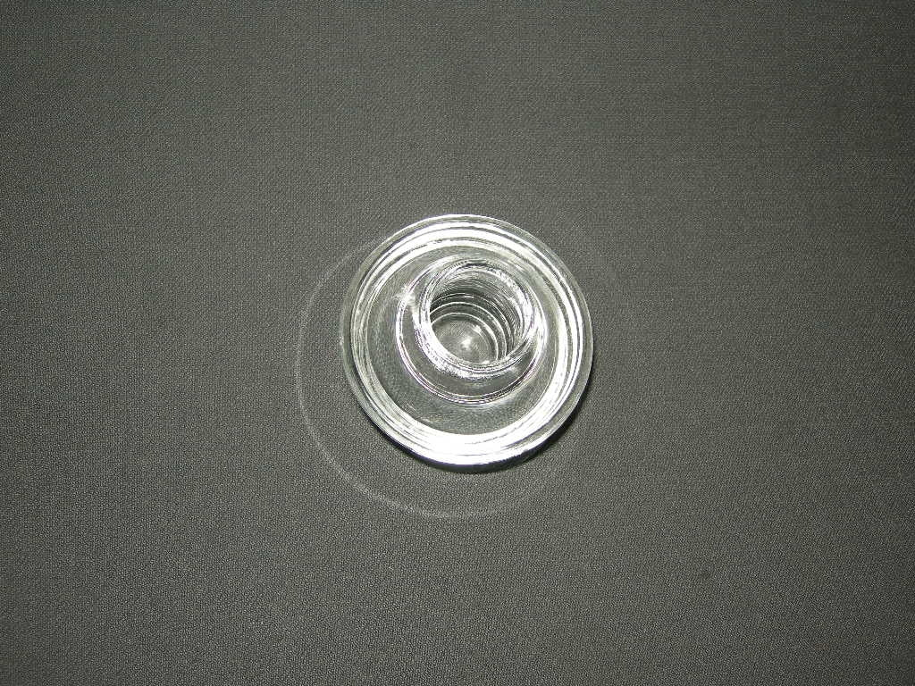 glas - kristal kandelaars + theelichthouders 007. lage kandelaar