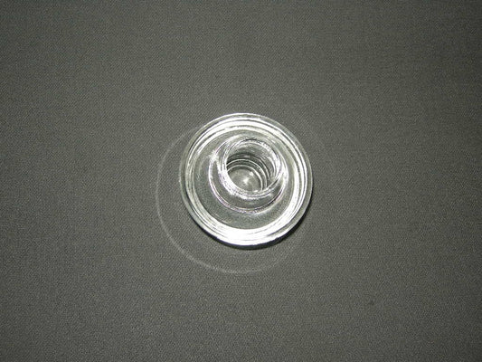 glas - kristal kandelaars + theelichthouders 007. lage kandelaar