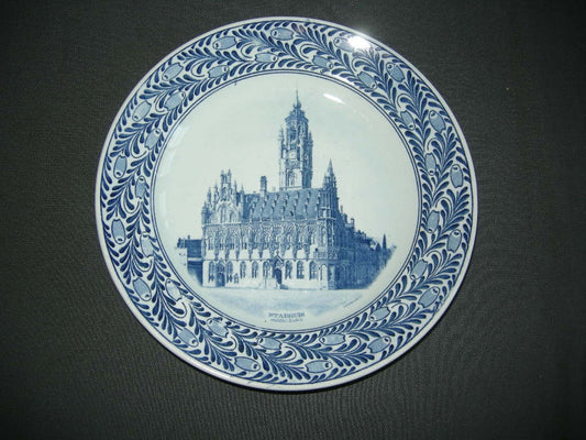 Petrus Regout wandborden kerken, gemeentehuizen enz. 008. Stadhuis Middelburg