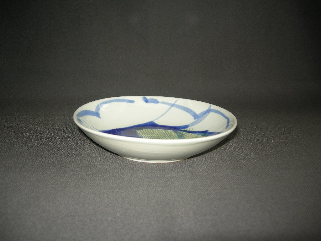Chinees met decor Koikarper 008. doorsnee 11,5 cm.
