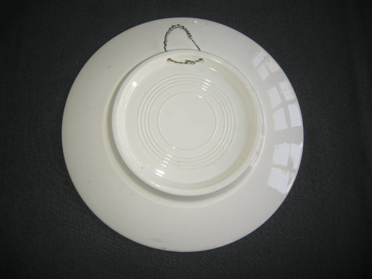 Elsterwerda Keramik blauw - witte wandborden 009. doorsnee 23 cm.