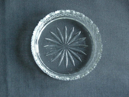 glas - kristal onderzetters 010. 6 onderzetters