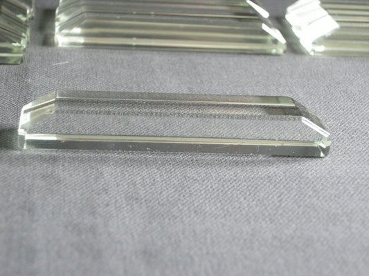 glas - kristal messenleggers 010. 11 stuks