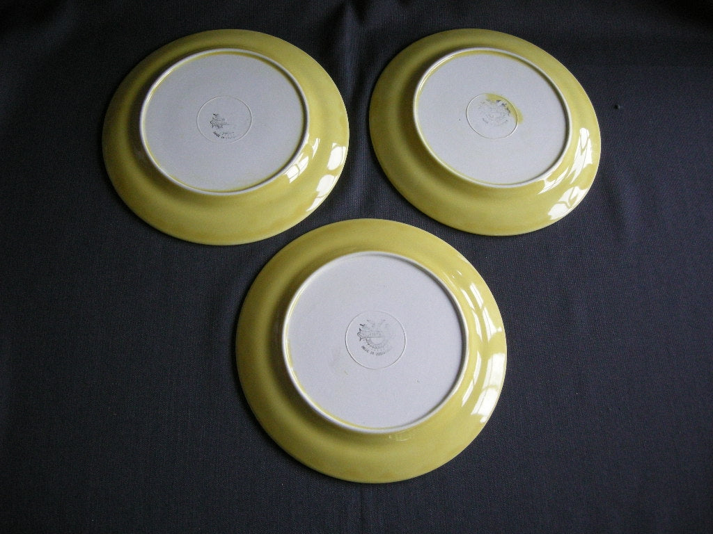 Villeroy & Boch fel geel 010. 3 borden O20 cm.