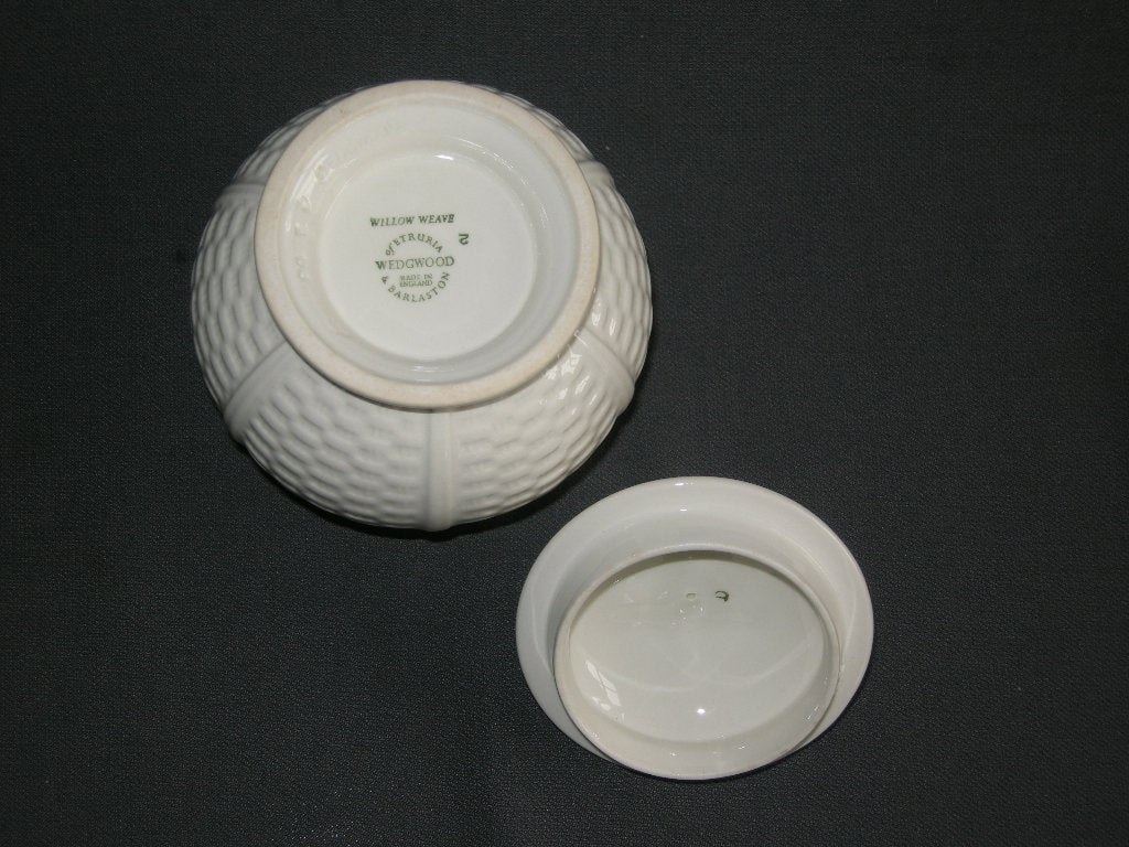 Wedgwood Willow Weave suikerpot / dekselpotje