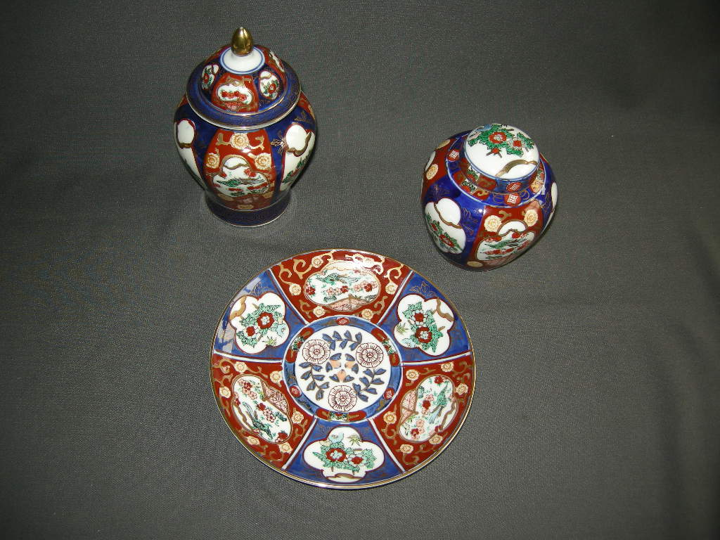 diverse Japans 010. 3-delige set Gold Imari