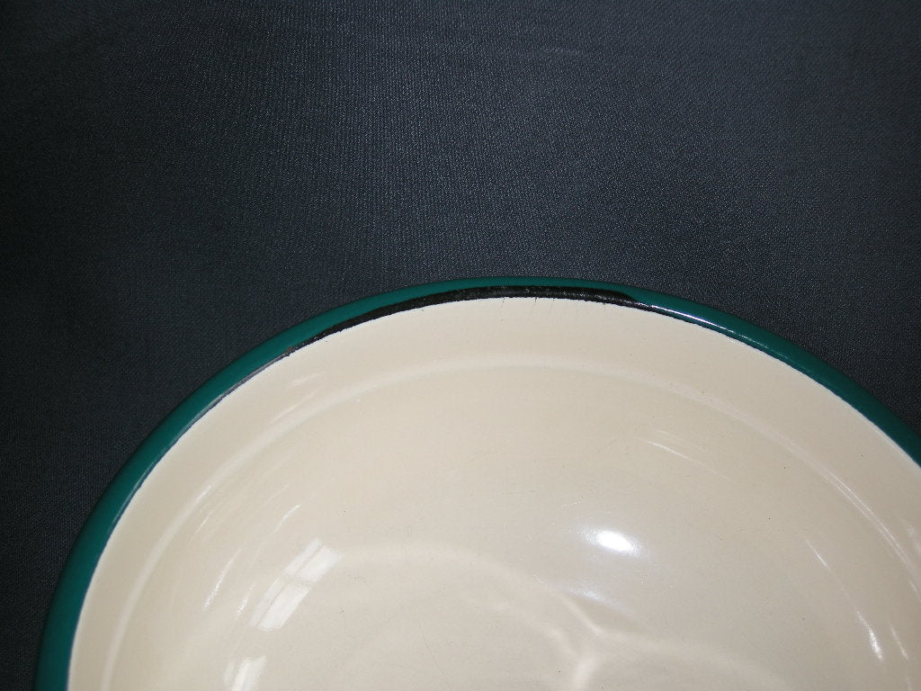emaille crème 010. 5-delige schalenset