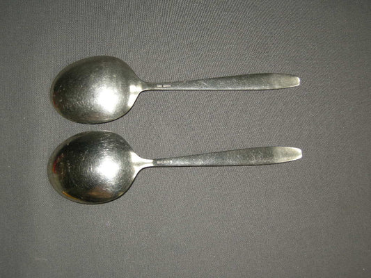 Gero Zilmeta diverse bestekdelen 010b. 2 opscheplepels 20,2 cm.