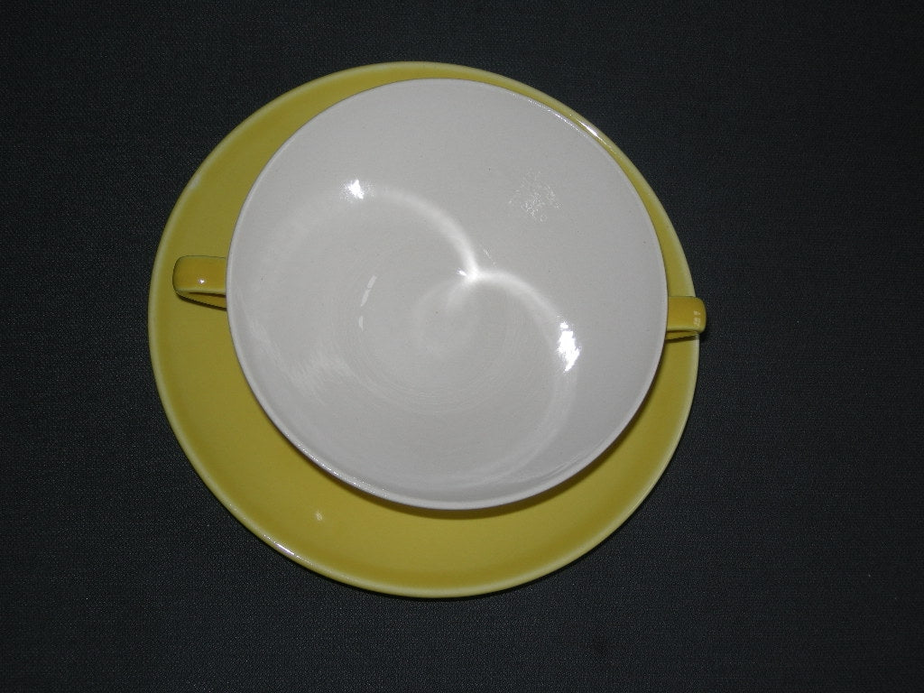 Villeroy & Boch fel geel 011. soepkop & schotel