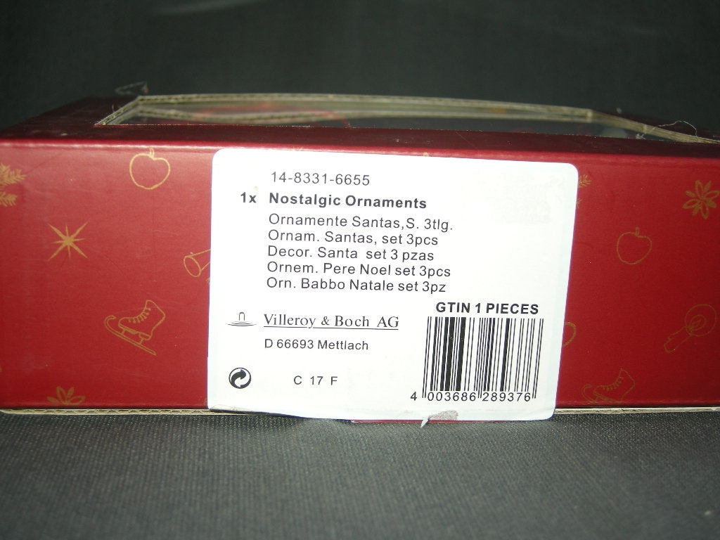 Villeroy & Boch Kerst 011. kerstmanhangers in originele doos