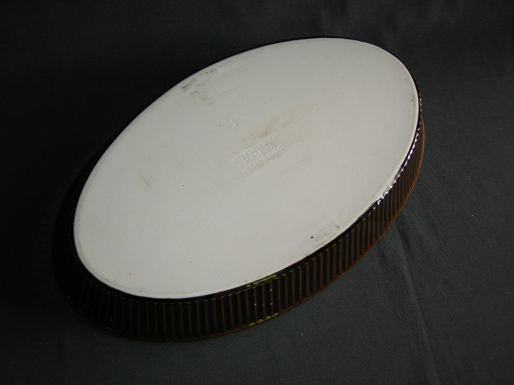 Villeroy & Boch Brown Ribbed ovenschaal nr. 1