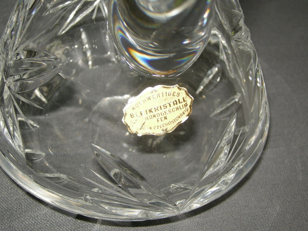 glas - kristal karaffen 012. karaf met oor