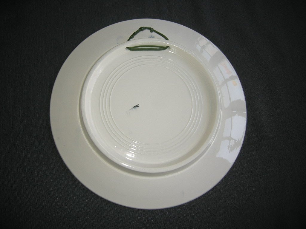 Elsterwerda Keramik blauw - witte wandborden 012. doorsnee 27,5 cm.
