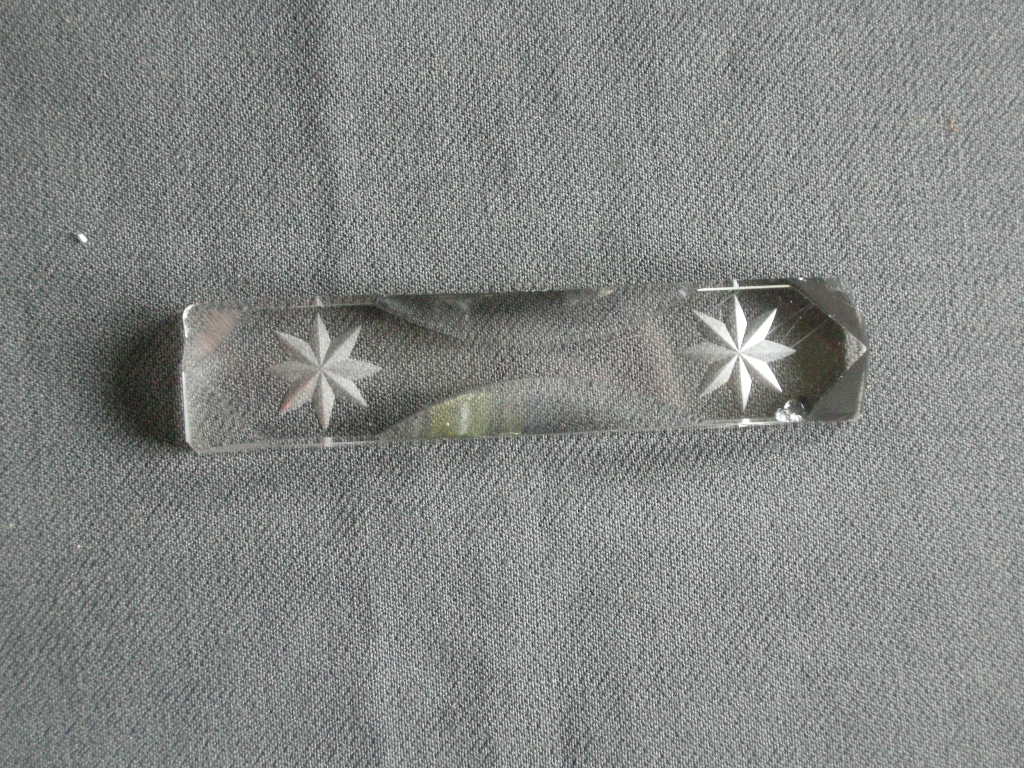 glas - kristal 012. 6 messenleggers