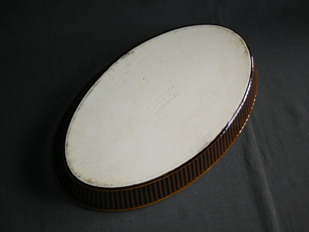 Villeroy & Boch Brown Ribbed ovenschaal nr. 2