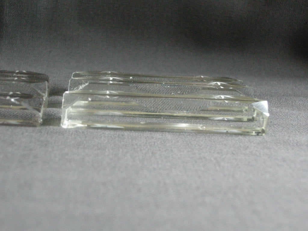 glas - kristal 012. 6 messenleggers