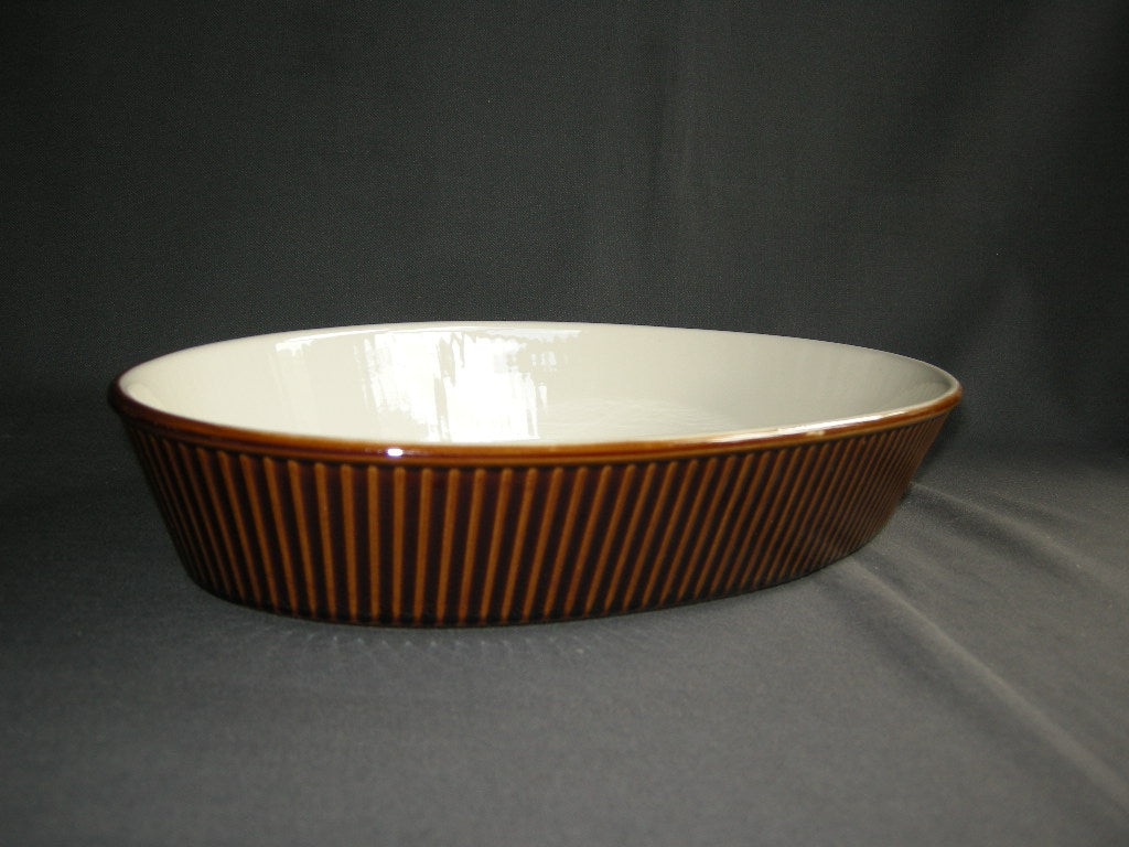 Villeroy & Boch Brown Ribbed ovenschaal nr. 2