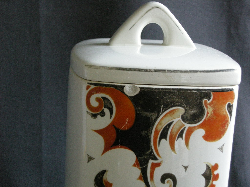 Societe Ceramique Faust voorraadpot "thee"