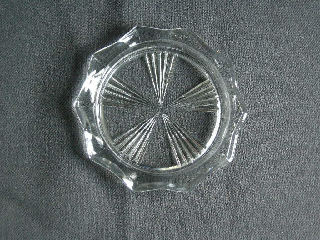 glas - kristal onderzetters 013. 7 onderzetters