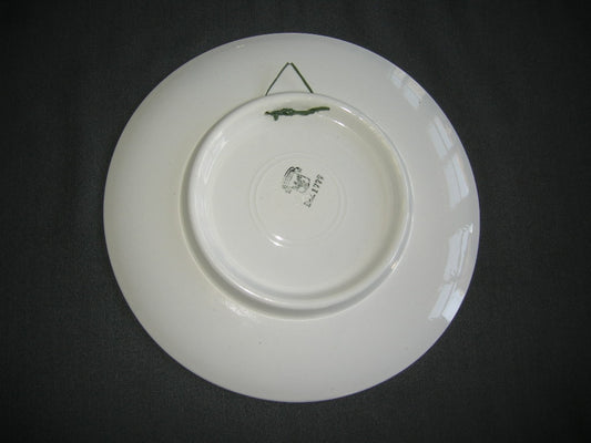 Elsterwerda Keramik blauw - witte wandborden 013. doorsnee 28 cm.