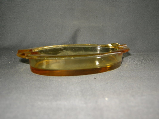 glas - kristal geel 013. asbak