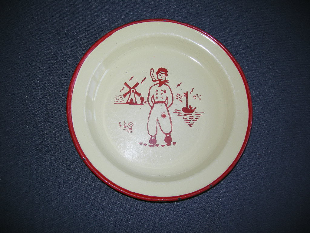 emaille crème 013. bordje Molenaar's kindermeel