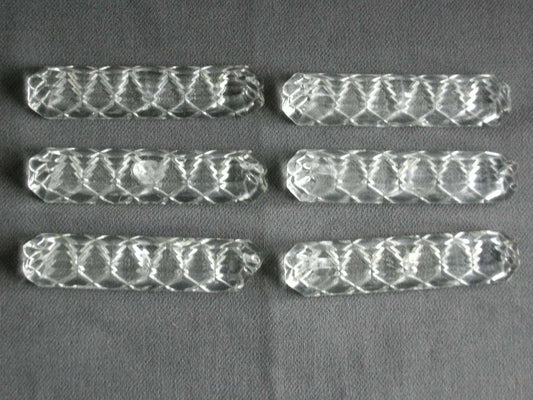 glas - kristal 013. 6 messenleggers