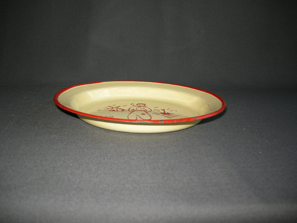 emaille crème 013. bordje Molenaar's kindermeel