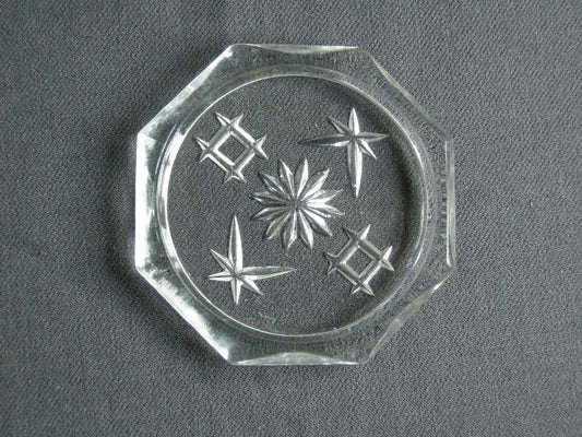 glas - kristal onderzetters 014. 8 onderzetters
