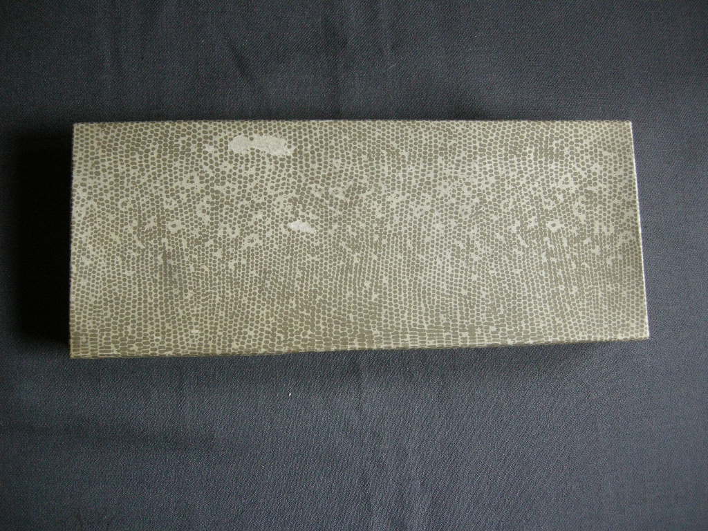 glas - kristal 014. 12 messenleggers in originele doos