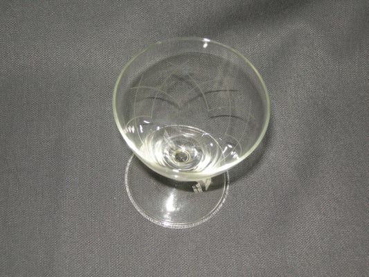 gebruikt glas / kristal glazen 014 a. 7 witte wijnglazen